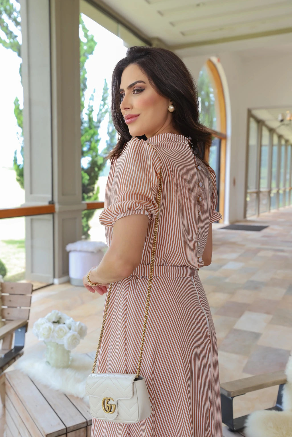 Vestido Listrado Giovanna