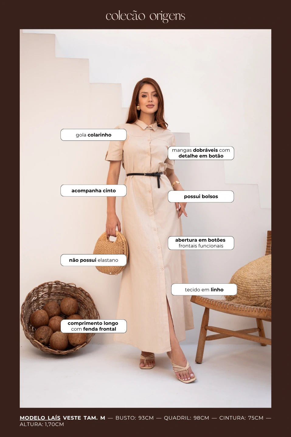 Vestido Chemise Kesia