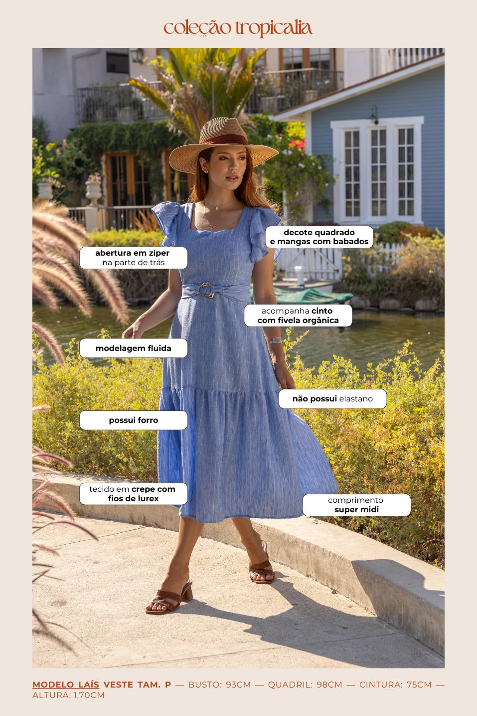 Vestido Babados Venice