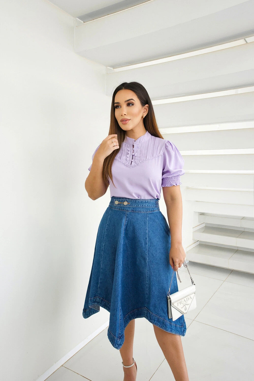 Saia Assimétrica Godê Sol