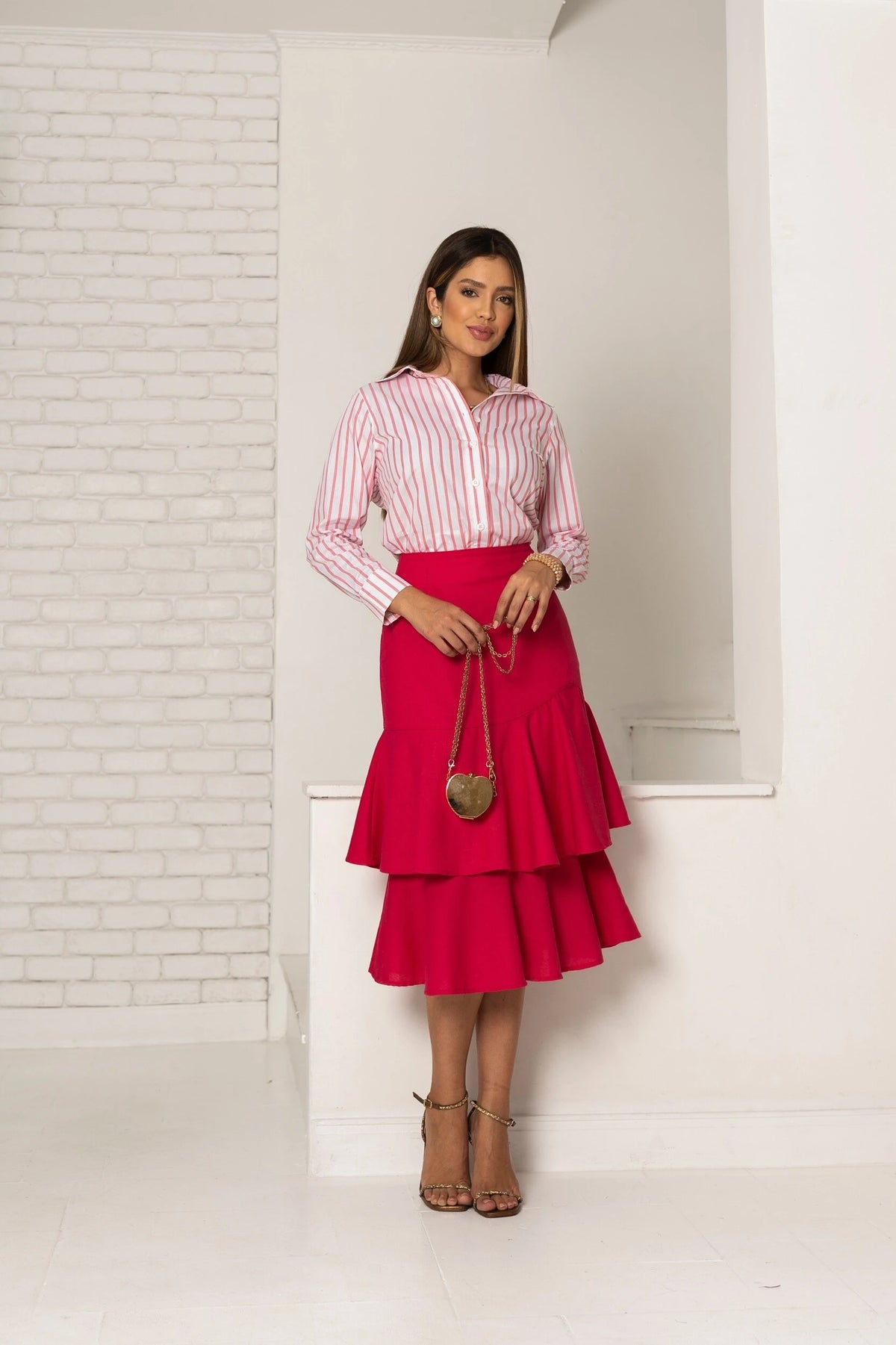 Saia Babados Nathália