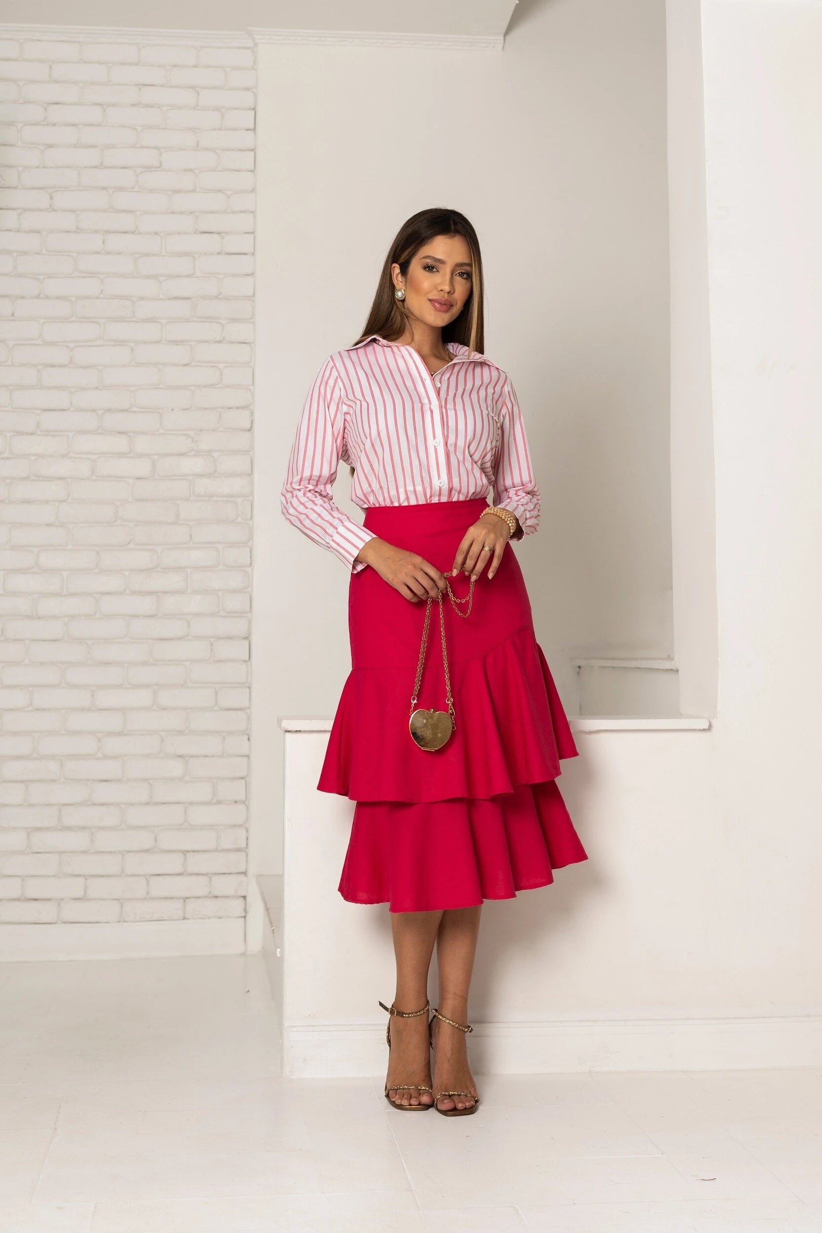 Saia Babados Nathália