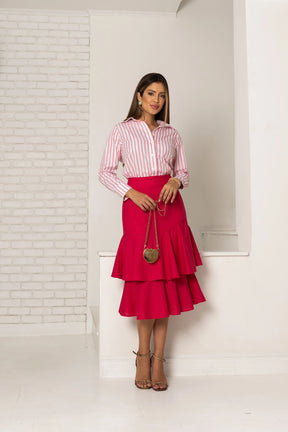 Saia Babados Nathália