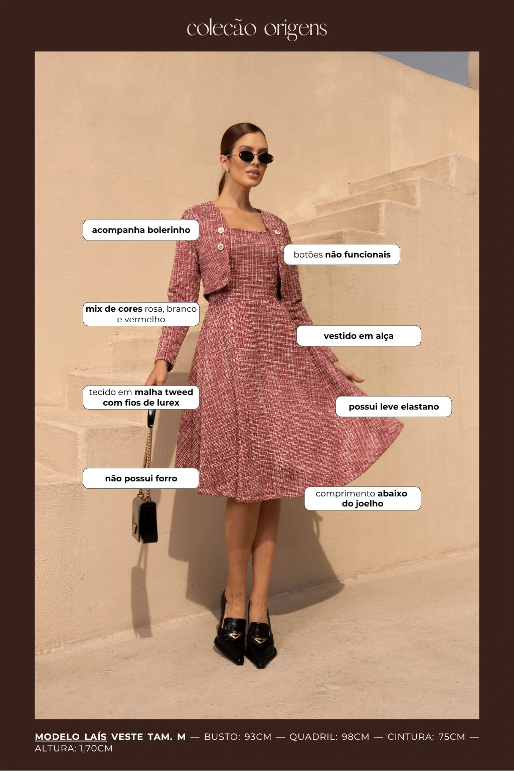 Vestido Tweed Marcia