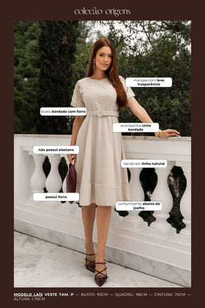 Vestido Linho Sarita