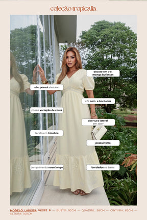 Vestido Bordado Fiorella