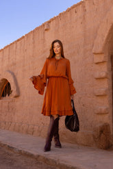 Vestido Babados Dunas