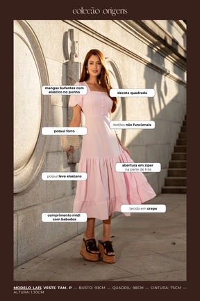 Vestido Babados Gabi