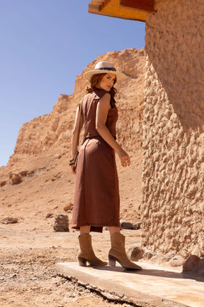 Conjunto Risca de Giz Marrom