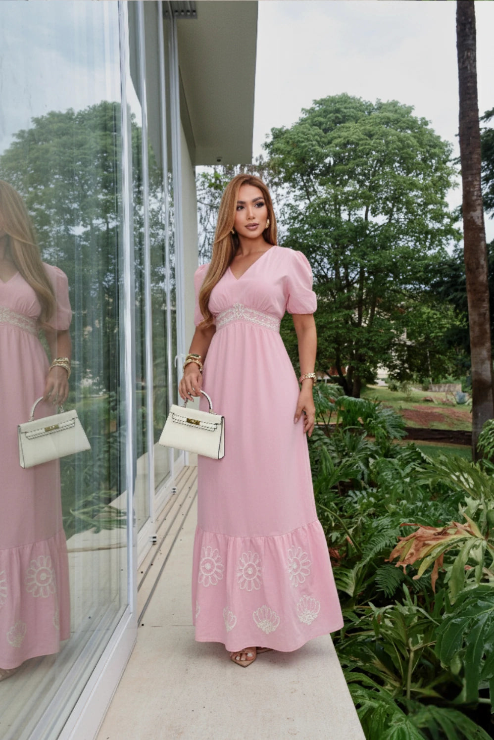 Vestido Bordado Fiorella