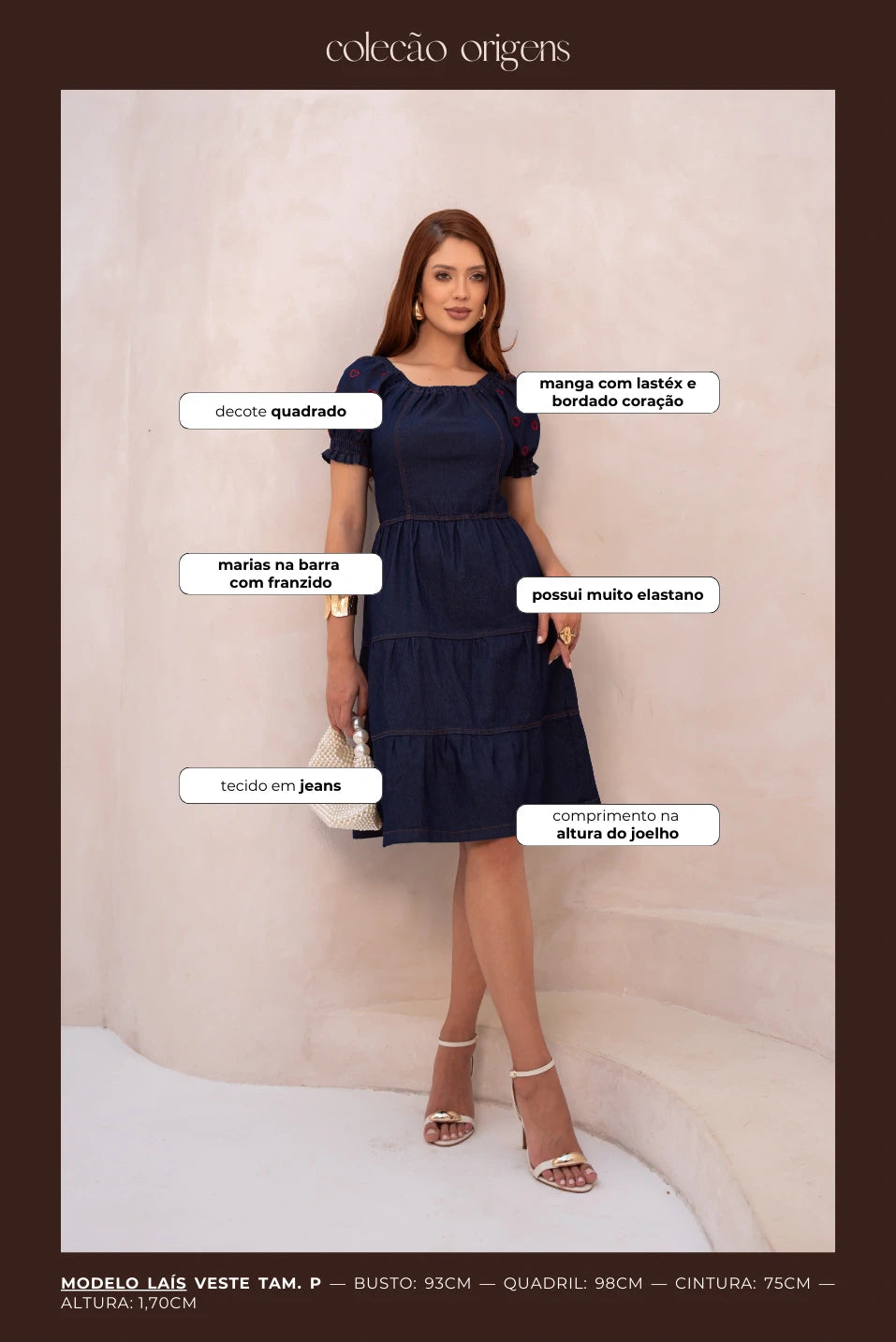 Vestido Bordado Corações