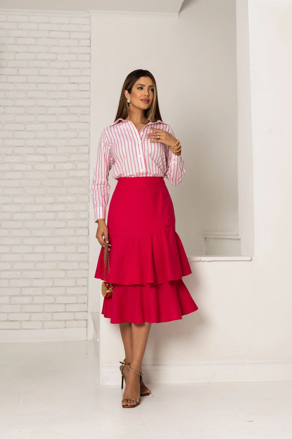 Saia Babados Nathália