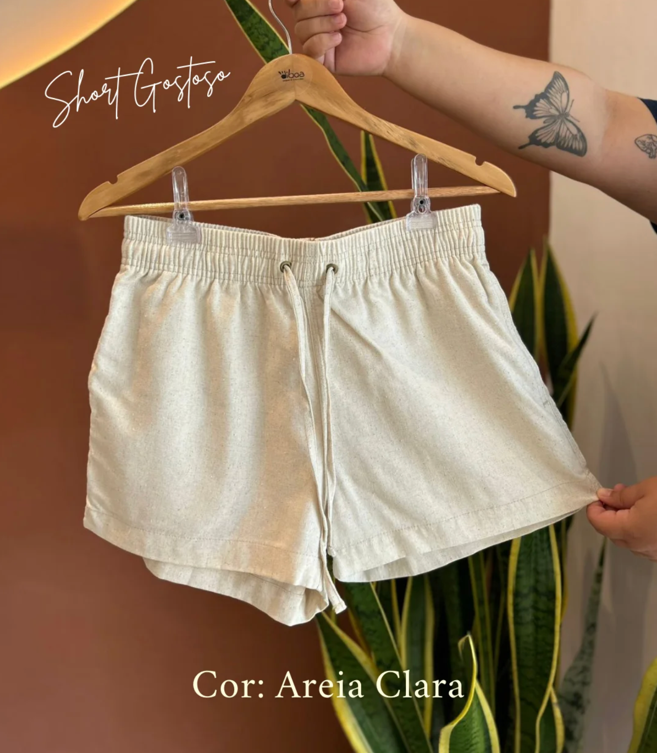 Short Linho Curto Unissex