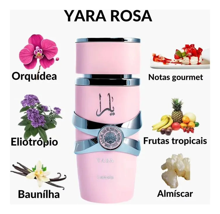 Kit Perfume Yara Lattafa Com Creme Hidratante Yara Isabelle