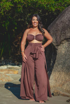 Conjunto Saída Eliora - Marrom