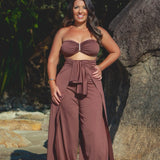 Conjunto Saída Eliora - Marrom